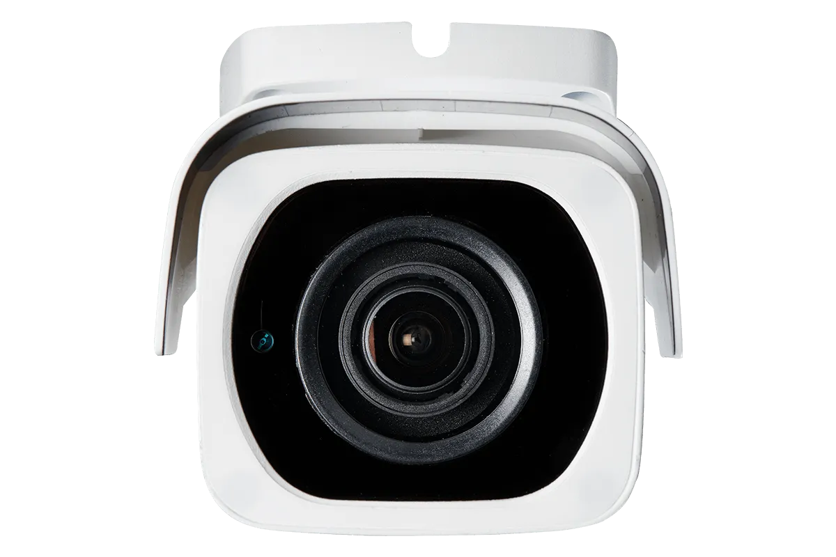 16-Channel 4K Ultra HD IP NVR System with Four Metal 4K (8MP) Smart Deterrence Cameras and Four Metal 4K (8MP) Varifocal Zoom Lens Cameras