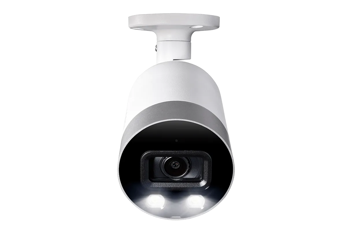 16-Channel 4K Ultra HD IP NVR System with Four Metal 4K (8MP) Smart Deterrence Cameras and Four Metal 4K (8MP) Varifocal Zoom Lens Cameras