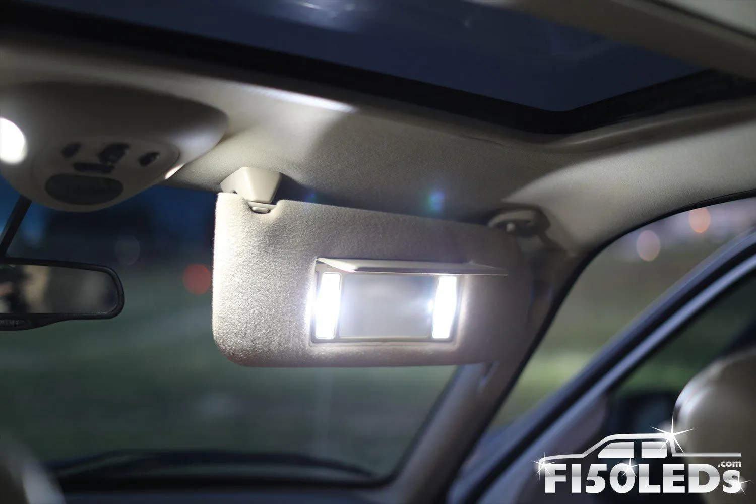 1997- 03 F150 Front Interior Vanity Mirror LED Bulbs