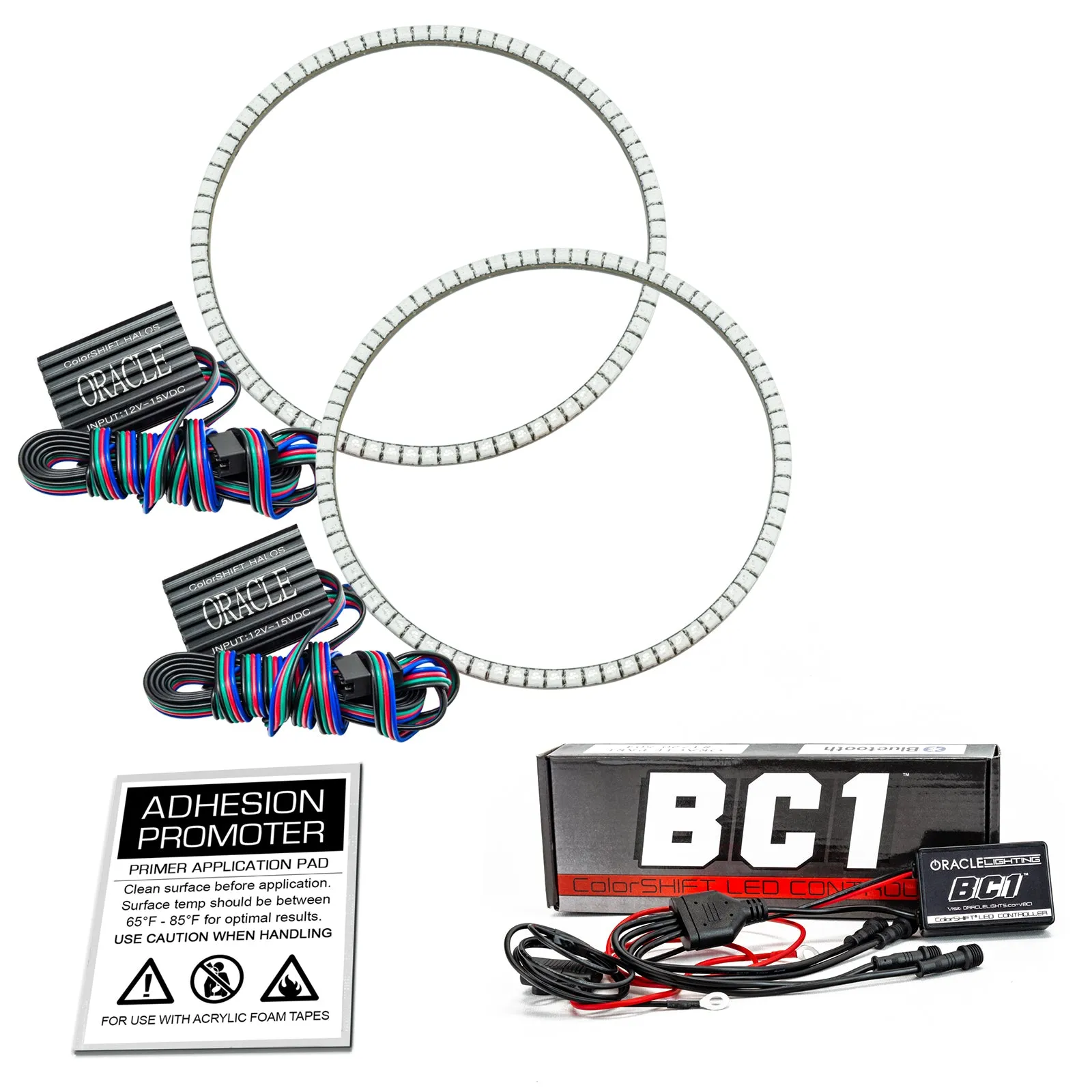 1997-2006 Jeep Wrangler TJ ORACLE LED Headlight Halo Kit- Waterproof Surface Mount