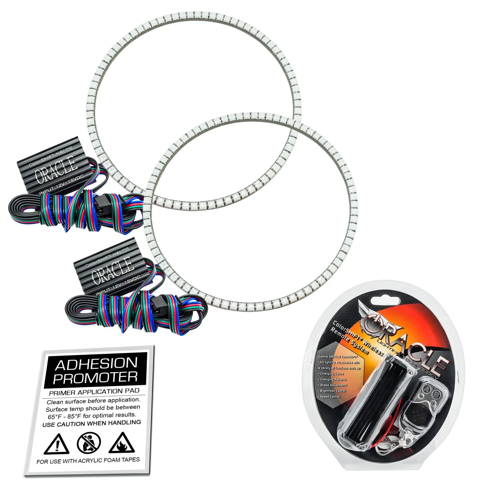 1997-2006 Jeep Wrangler TJ ORACLE LED Headlight Halo Kit- Waterproof Surface Mount