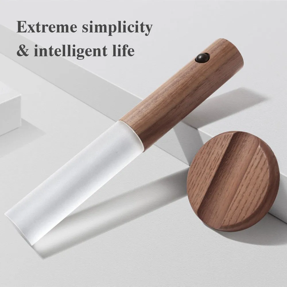 1Pc LED USB Wireless Wood Stick Night Light Motion Sensor