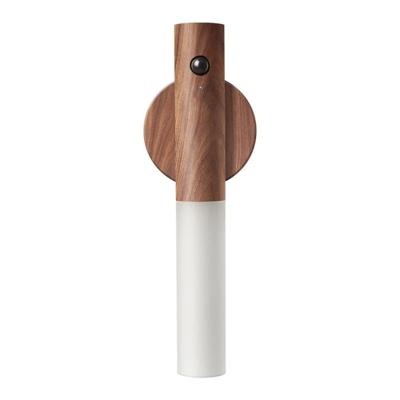 1Pc LED USB Wireless Wood Stick Night Light Motion Sensor