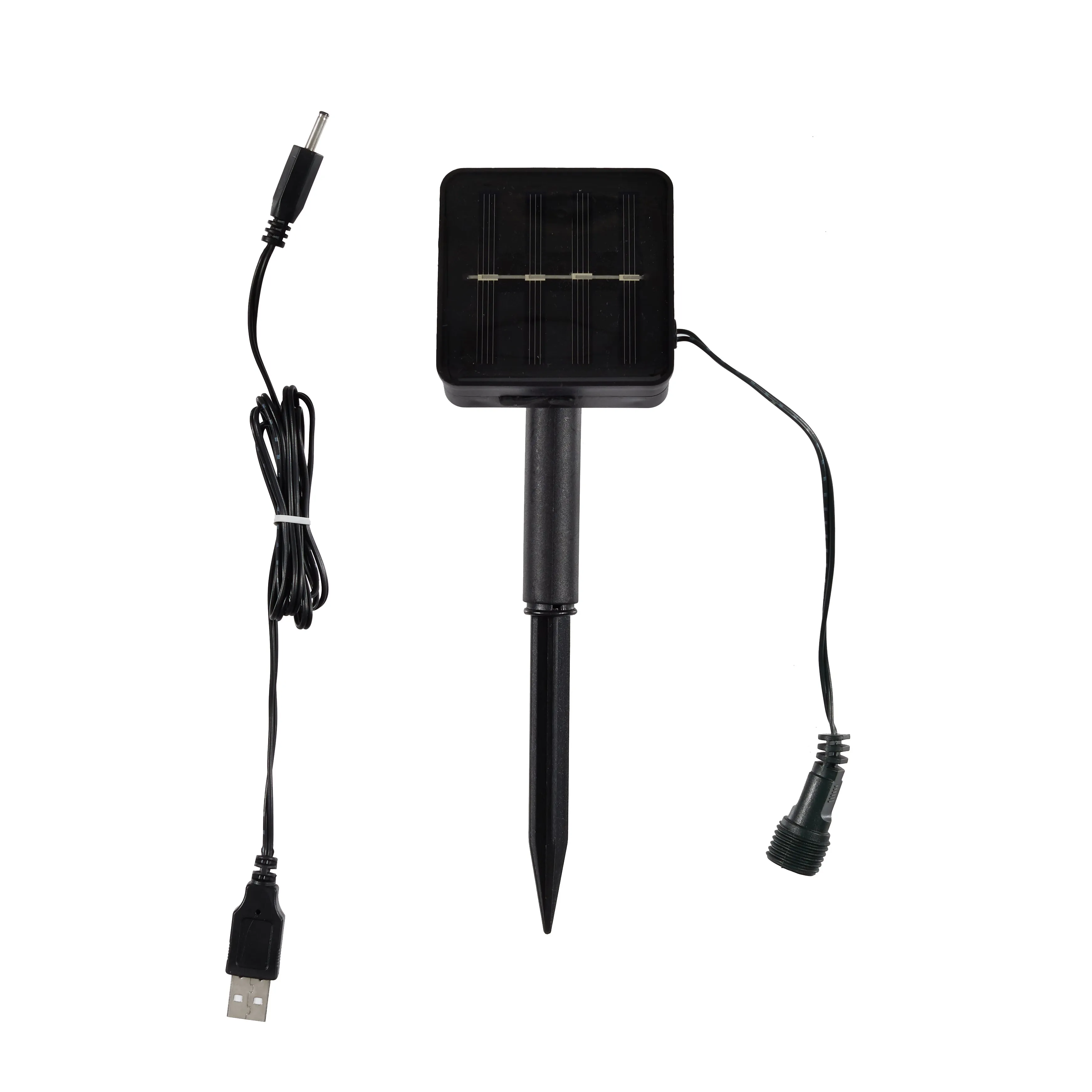 200 Warm White USB Solar Fairy Lights