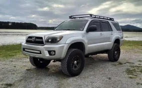 2003-2009 TOYOTA 4RUNNER 32" LOWER BUMPER FLUSH LED LIGHT BAR KIT BY CALI RAISED LED