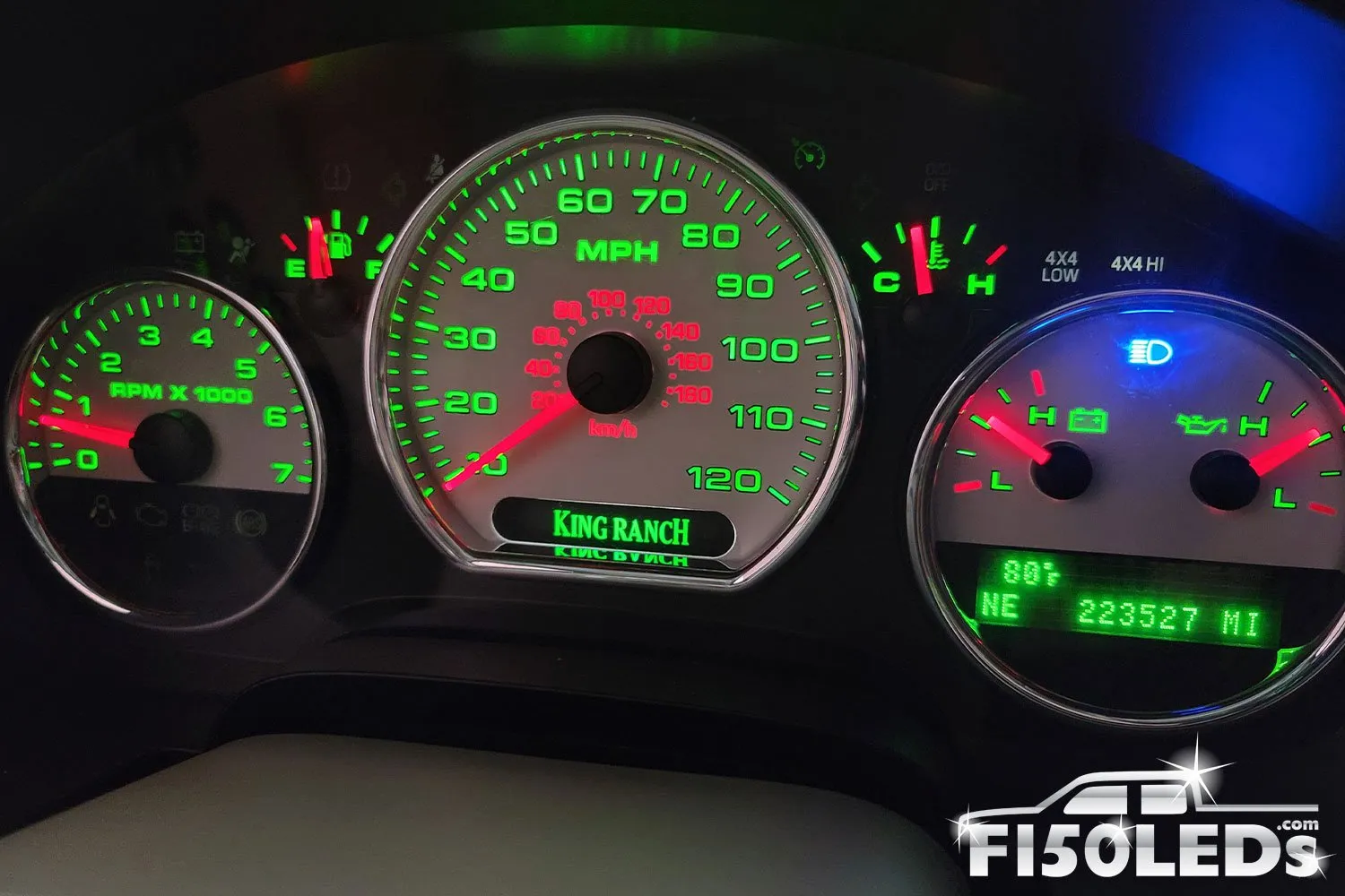 2004-08 F-150 Gauge Cluster LED Light Bulbs