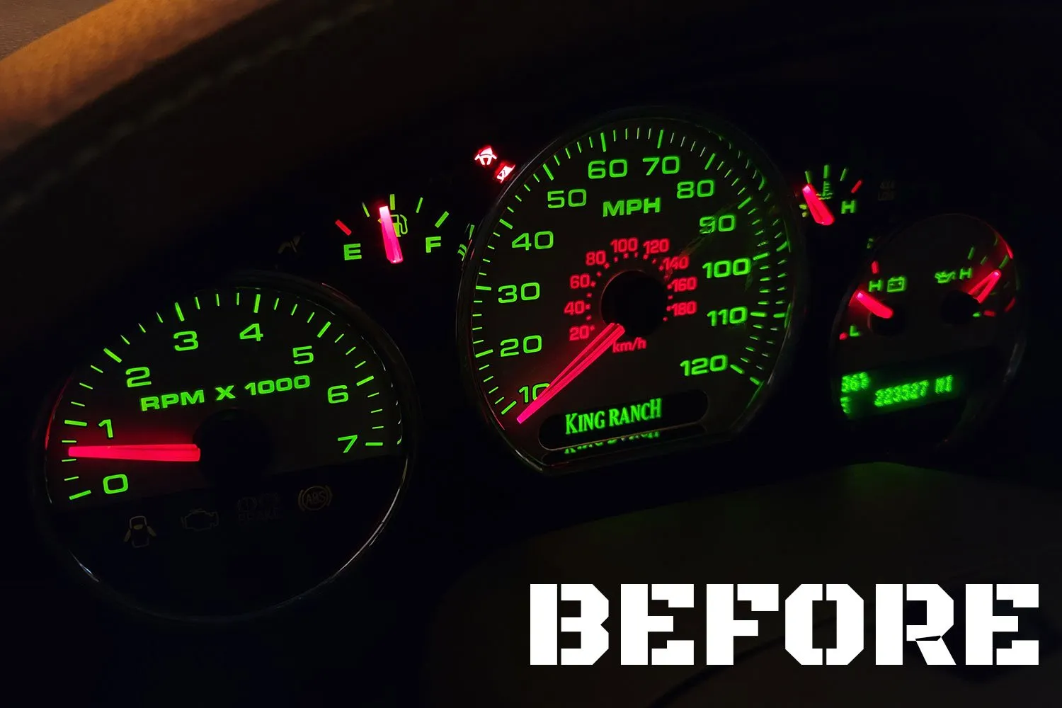 2004-08 F-150 Gauge Cluster LED Light Bulbs