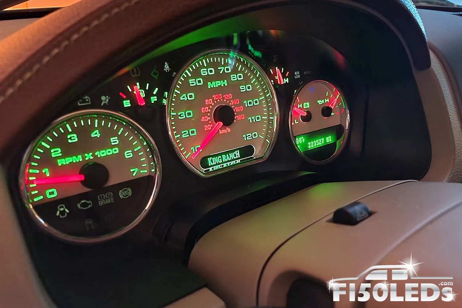 2004-08 F-150 Gauge Cluster LED Light Bulbs