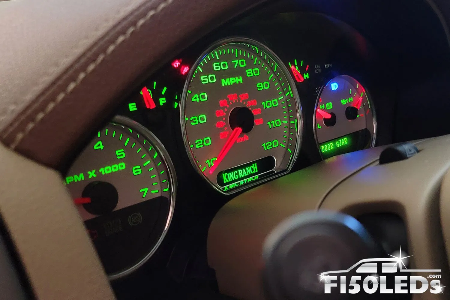 2004-08 F-150 Gauge Cluster LED Light Bulbs