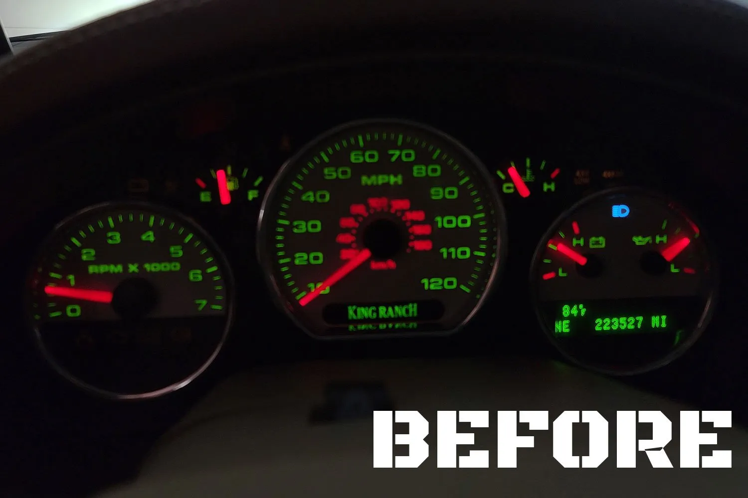 2004-08 F-150 Gauge Cluster LED Light Bulbs