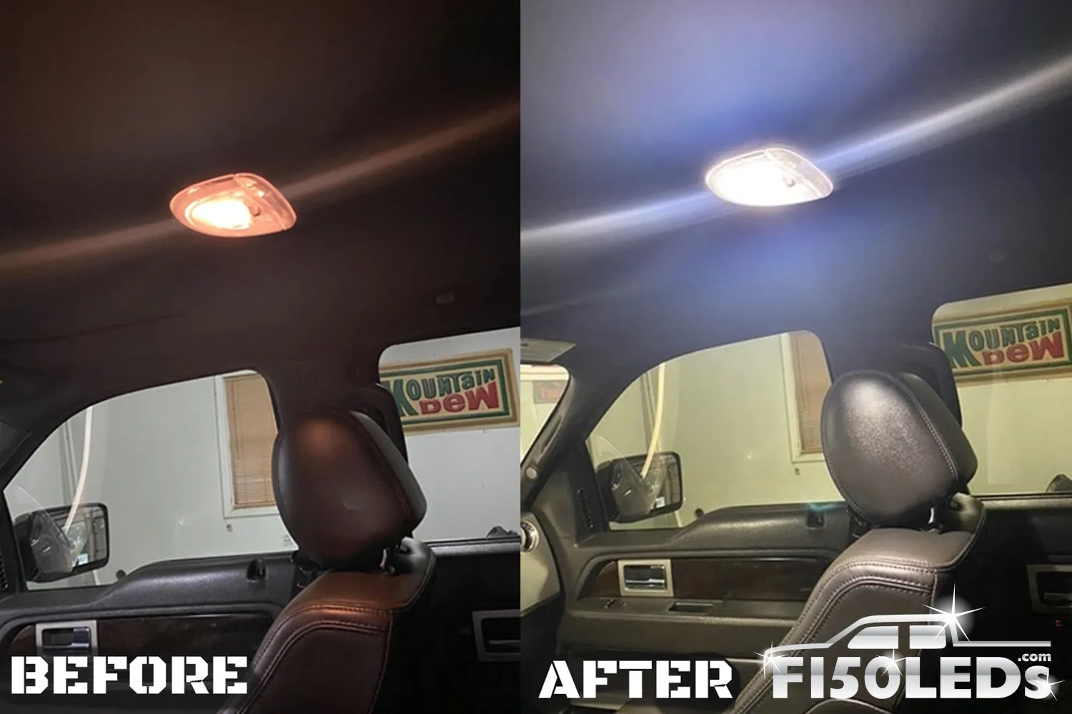 2009-14 F-150 Rear Interior Dome LED Light Bulbs