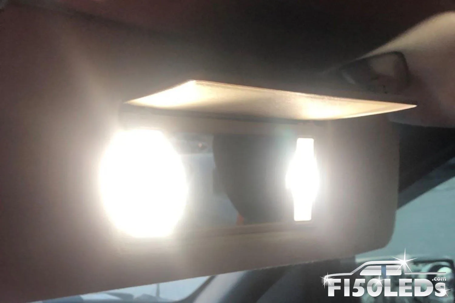 2009-14 F150 Vanity Mirror Light LED Bulbs