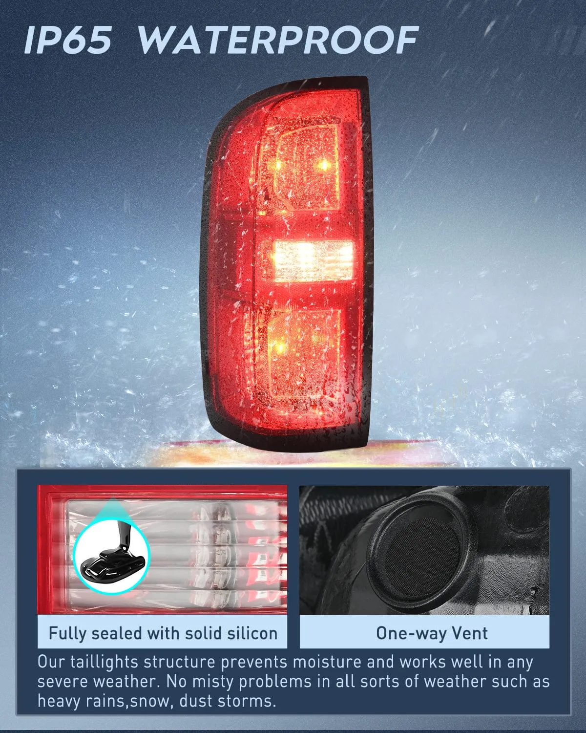 2015-2022 Chevy Colorado Rear Lamp Replacement Taillight Assembly OE Style Driver Side w/Bulbs