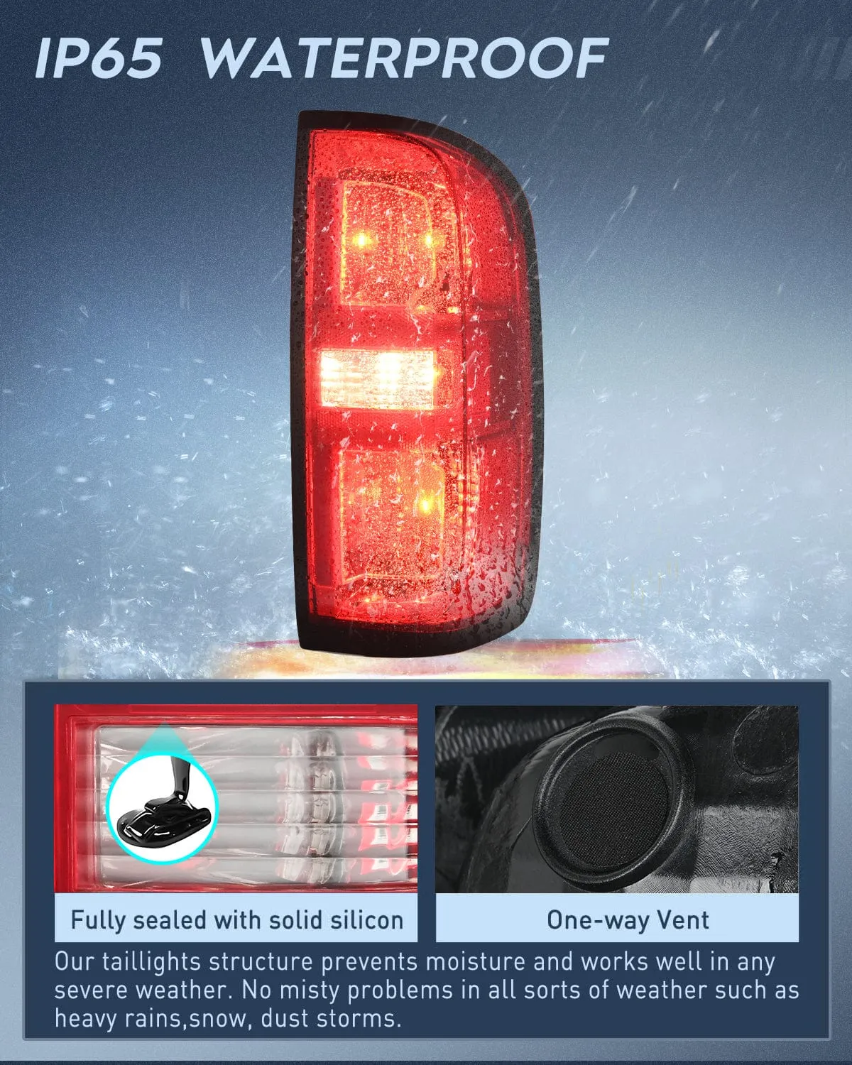 2015-2022 Chevy Colorado Rear Lamp Replacement Taillight Assembly OE Style Passenger Side w/Bulbs