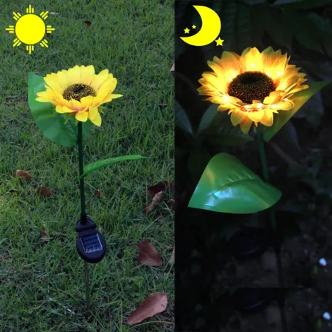 2021 Solar Powered Sunflower Outdoor Garden Light