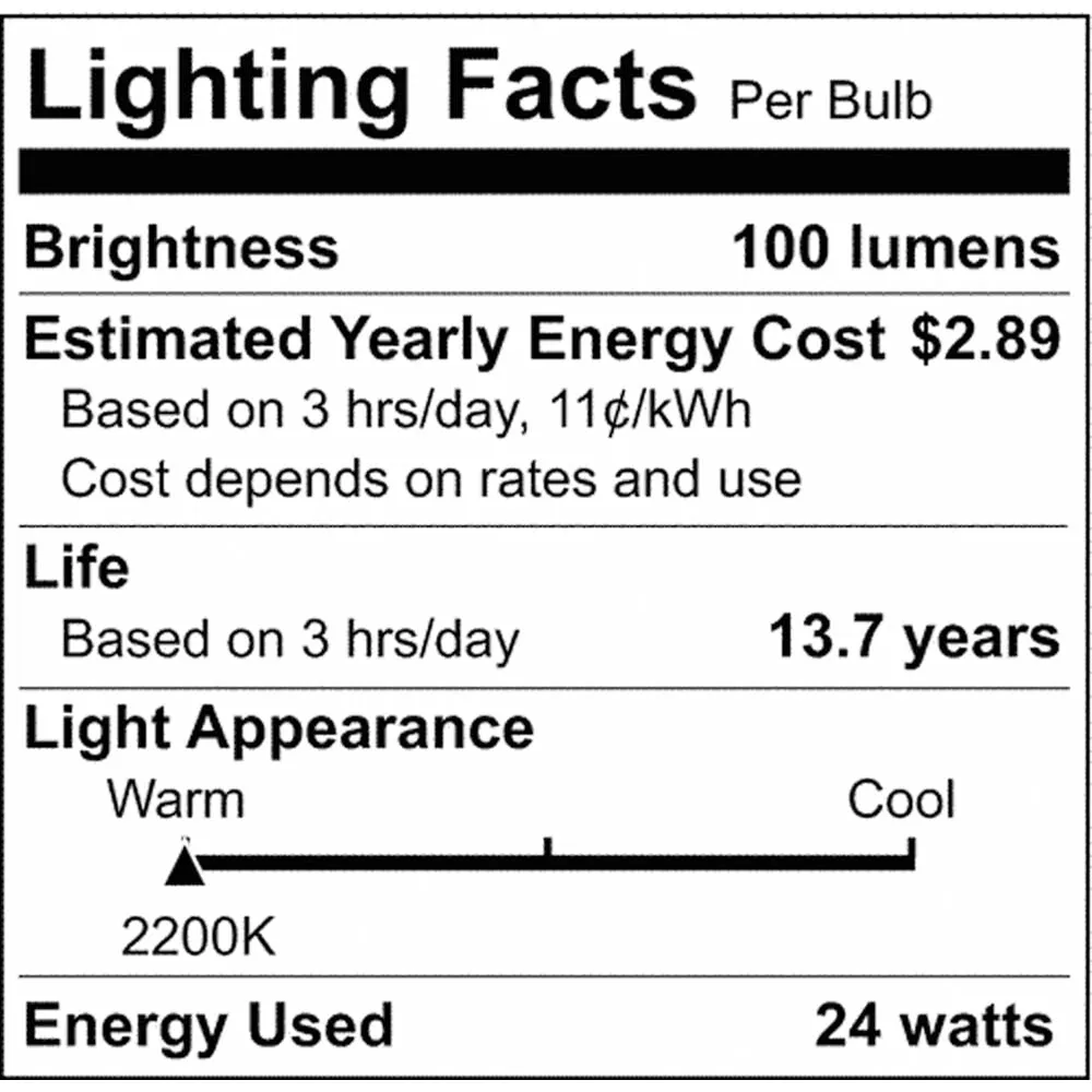 2Pk -  24-ft 24w 120v LED String Light - Includes 2200K 12-S14 bulbs