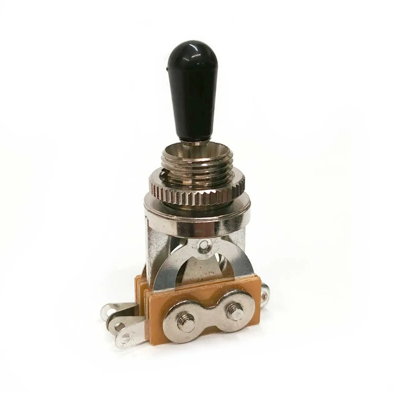 3-way Pickup Selector Switch - Nickel /w Black Tip