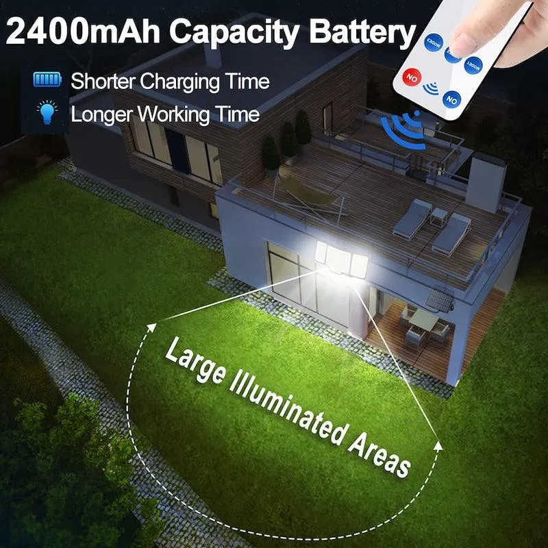 328 LED Solar Lamp Outdoor – Motion Activated Waterproof Light