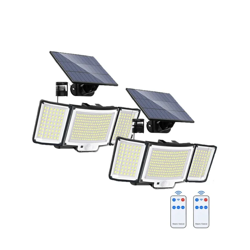 328 LED Solar Lamp Outdoor – Motion Activated Waterproof Light