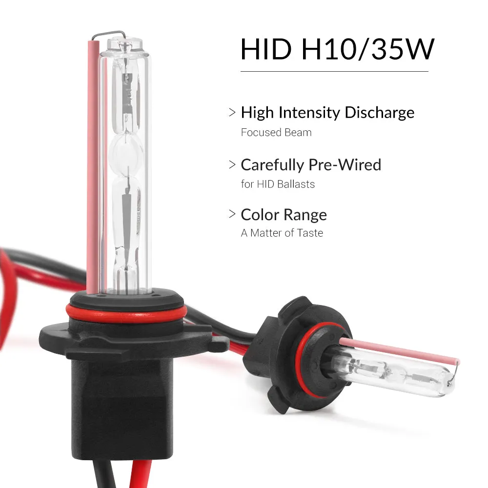 35W HID H10 (9145) Conversion Kit with Slim Digital Ballasts
