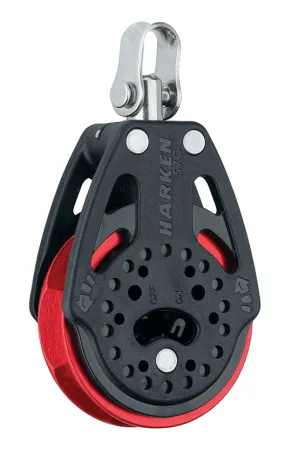 40 mm Ratchet Block — Swivel, Red Sheave