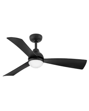 44" Ceiling Fan from the Una Collection in Matte Black Finish by Hinkley