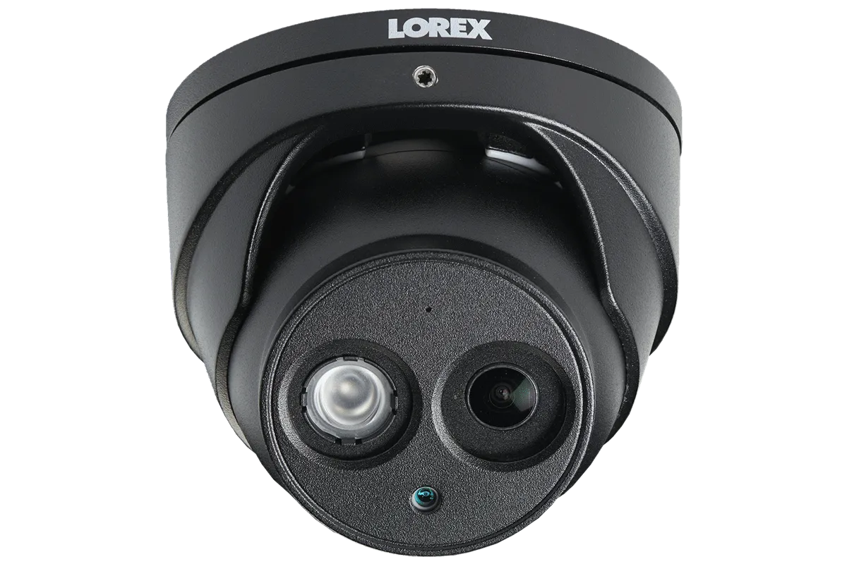 4K Ultra HD IP Security Camera System Featuring Twelve 4K Bullet and Eight Audio Dome Cameras, with Color Night Vision
