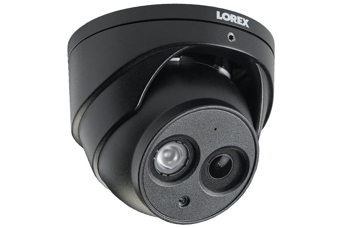 4K Ultra HD IP Security Camera System Featuring Twelve 4K Bullet and Eight Audio Dome Cameras, with Color Night Vision