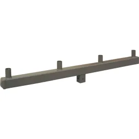 4" 180 Degree Quad Square Vertical Tenon,  Bronze