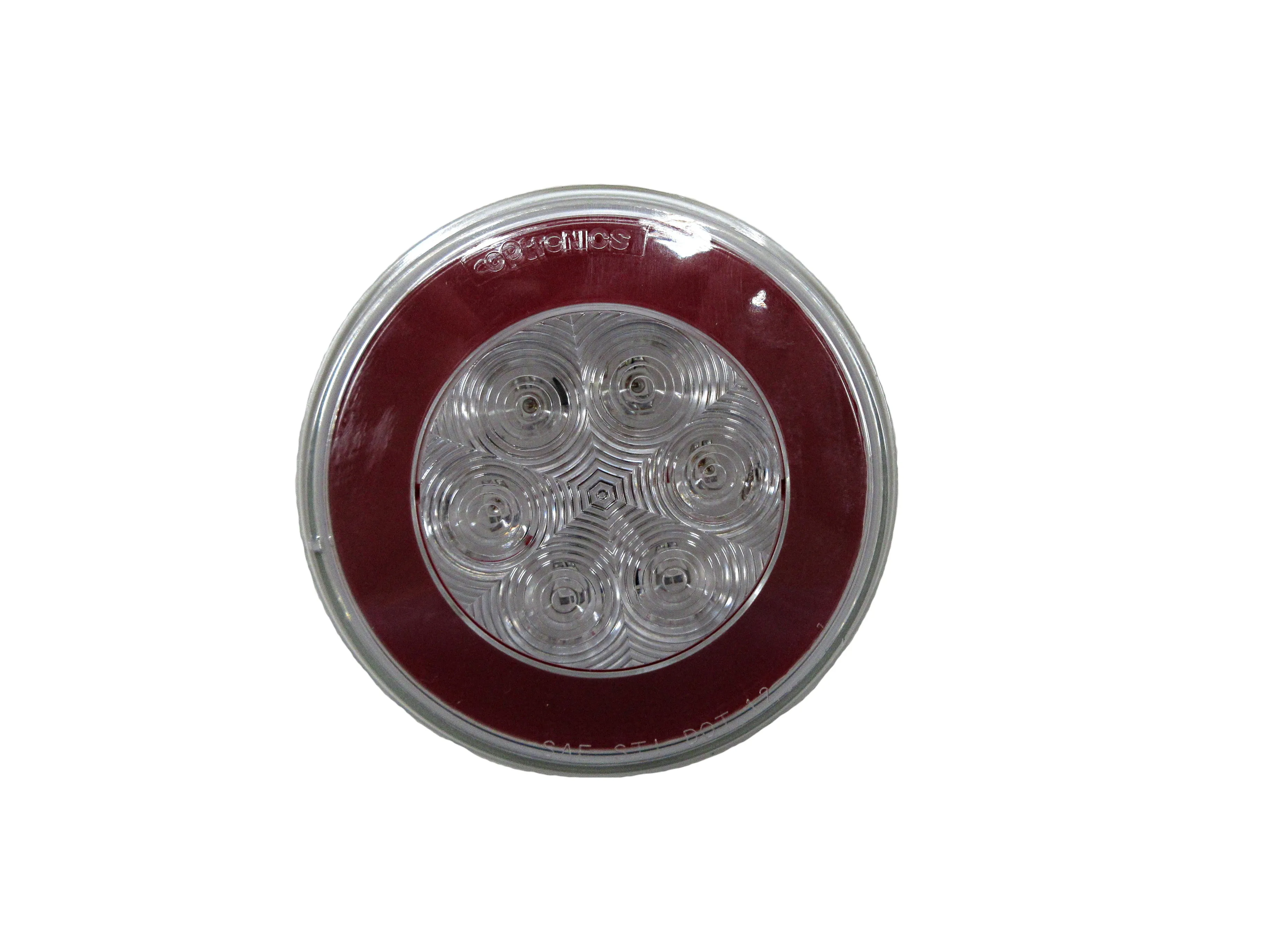 4" Clear Lens Round Stop / Turn / Tail Light, STL-101RCB