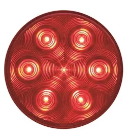 4" Red Round Stop / Turn / Tail Light STL-13RB