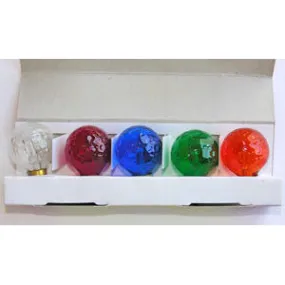 5 Mixed Color Berry Shaped Bulbs, Candelabra Base<br>(Pack of 5)