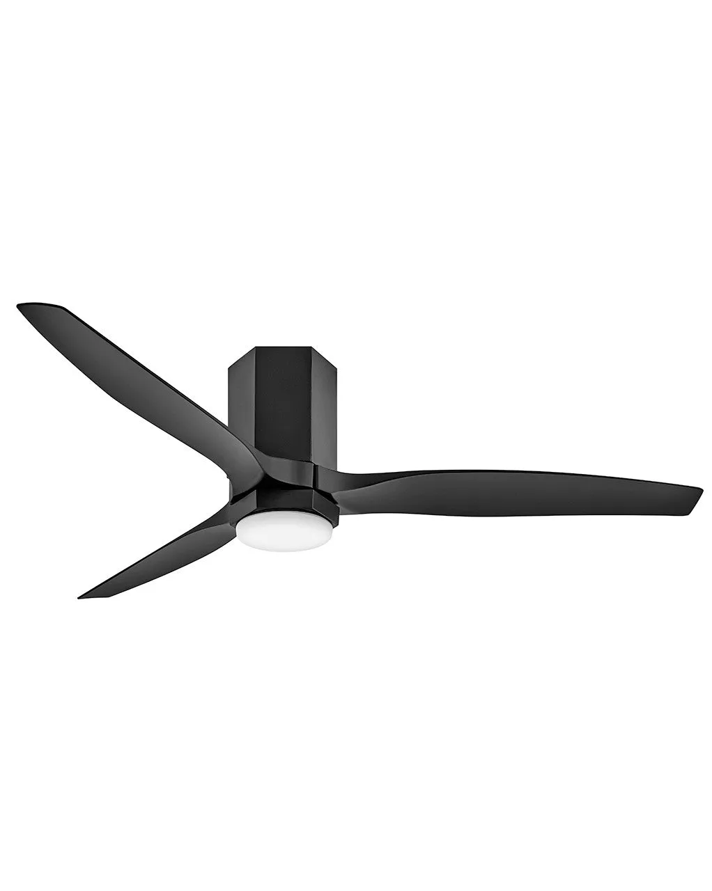 52" Ceiling Fan from the Facet Collection in Matte Black Finish by Hinkley