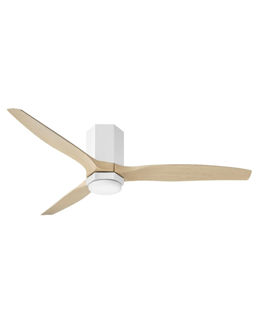 52" Ceiling Fan from the Facet Collection in Matte White Finish by Hinkley