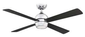 52" Ceiling Fan from the Kwad 52 Collection in Chrome Finish by Fanimation (3K)
