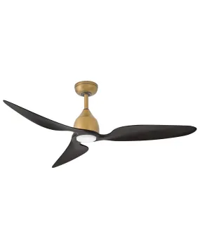 52" Smart Fan from the Azura Collection in Heritage Brass Finish by Hinkley