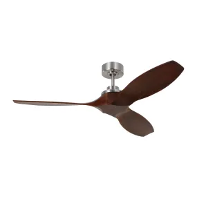 52"Ceiling Fan from the Collins 52 Smart Collection in Brushed Steel Finish by Visual Comfort Fan