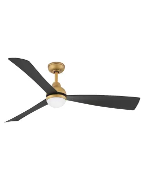 56" Ceiling Fan from the Una Collection in Heritage Brass Finish by Hinkley