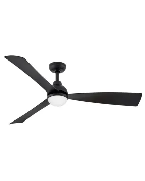 56" Ceiling Fan from the Una Collection in Matte Black Finish by Hinkley