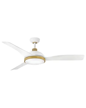 56"Ceiling Fan from the Alba Collection in Matte White Finish by Hinkley