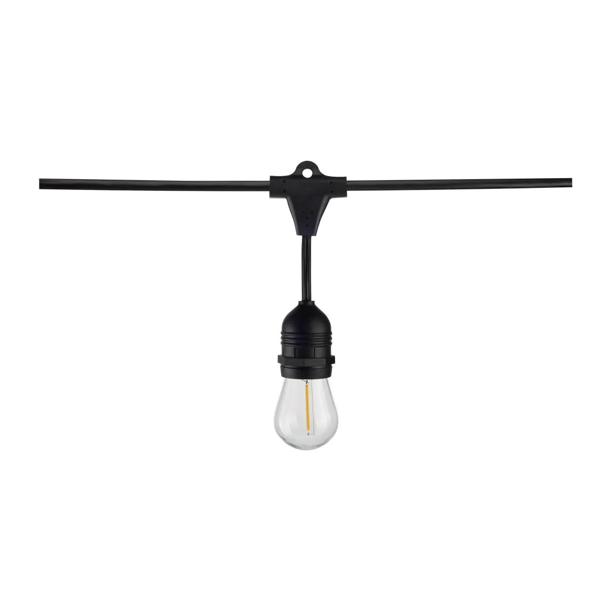 60-ft 120v Commercial LED String Light - Includes 2200K 24-S14 bulbs