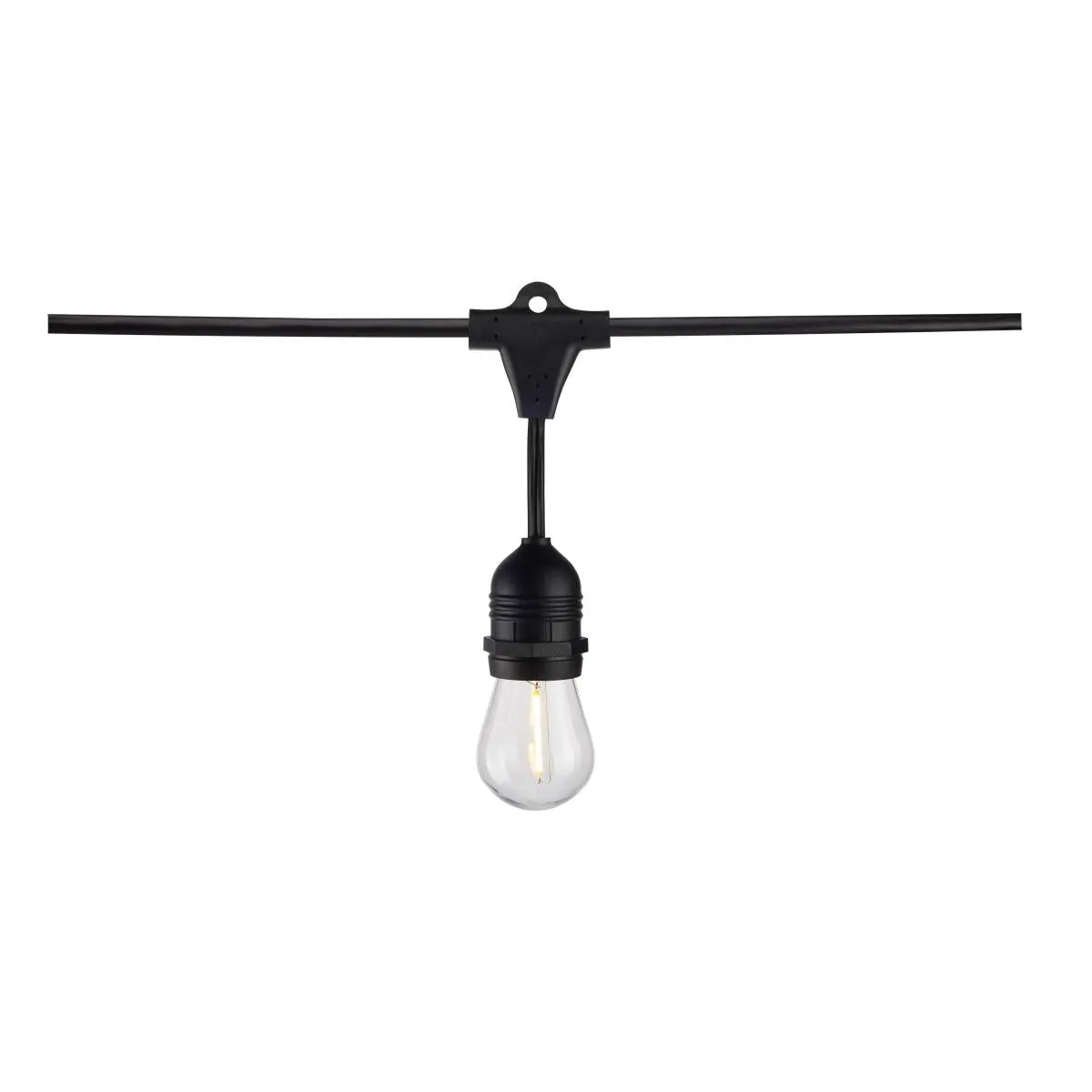 60-ft 120v Commercial LED String Light - Includes 2200K 24-S14 bulbs
