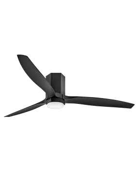60" Ceiling Fan from the Facet Collection in Matte Black Finish by Hinkley