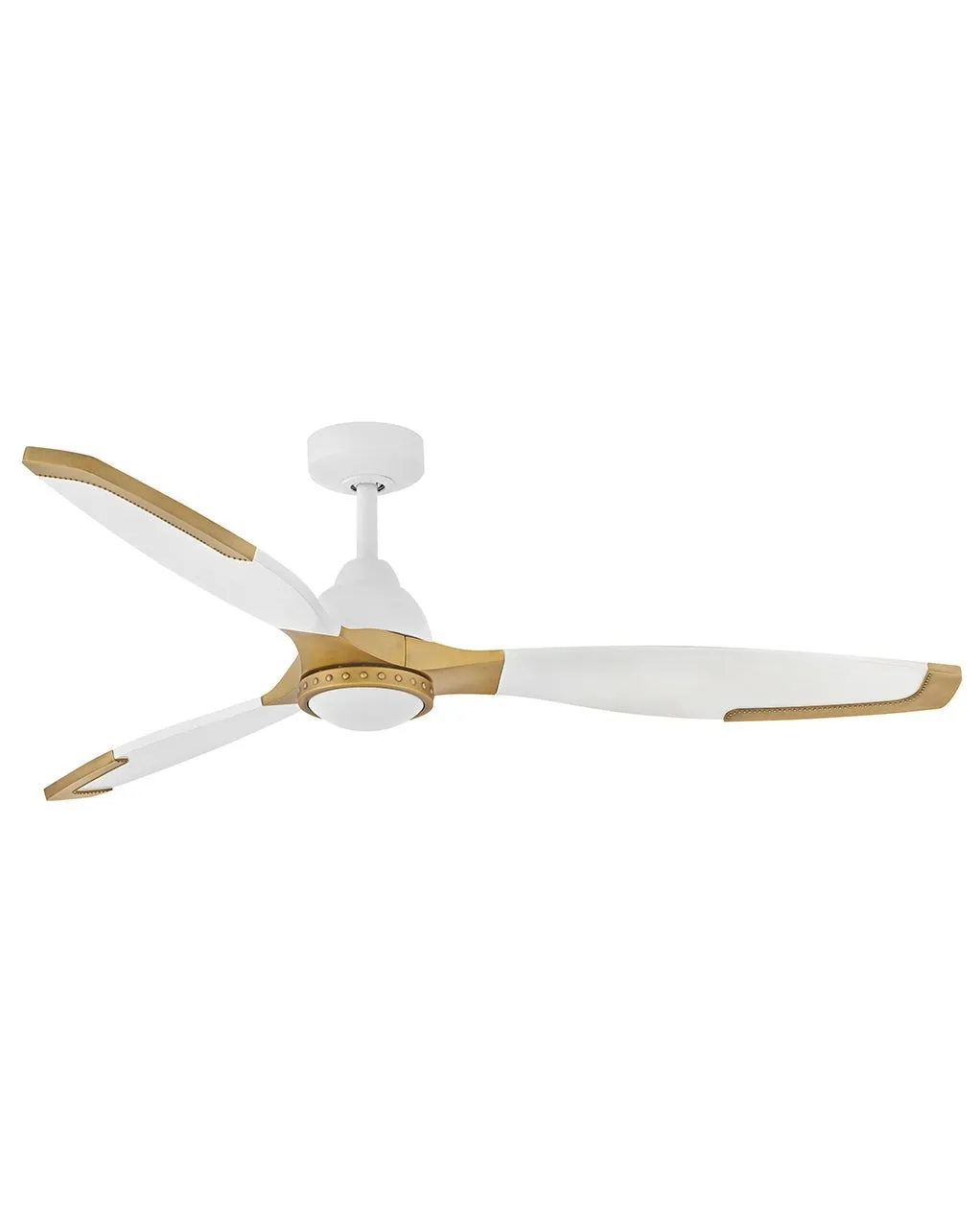 60"Ceiling Fan from the Aileron Collection in Matte White Finish by Hinkley