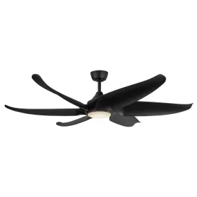 60"Ceiling Fan from the Coronado Collection in Matte Black Finish by Kuzco Lighting