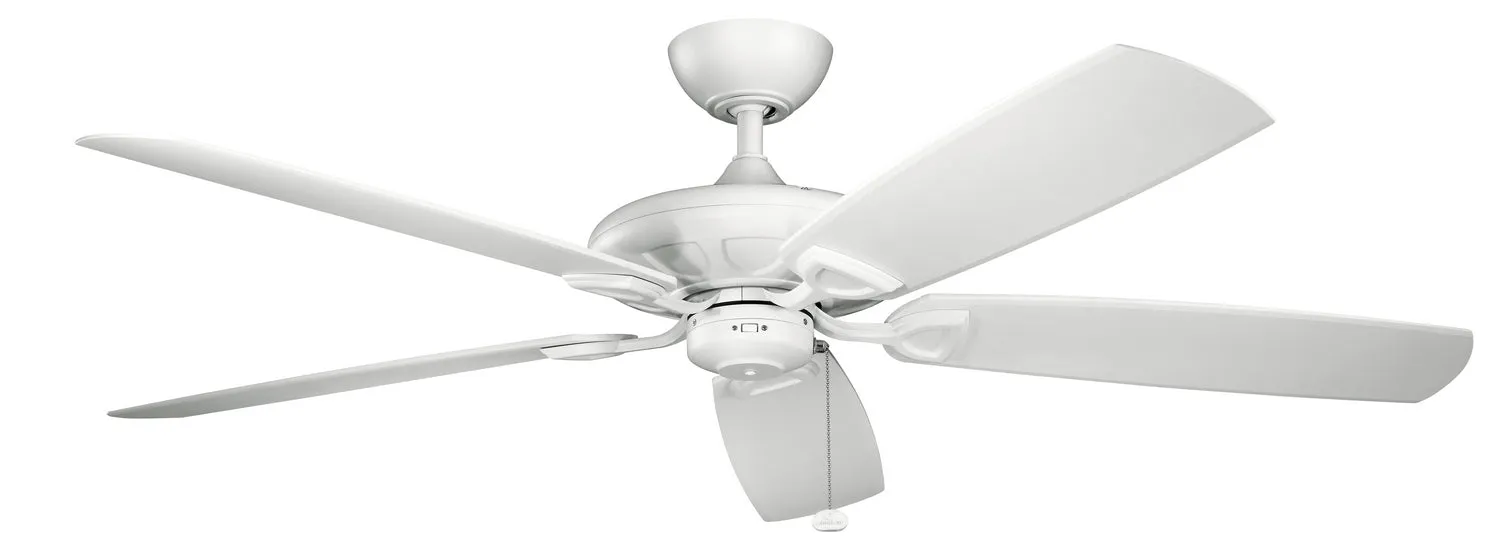 60"Ceiling Fan from the Kevlar Collection in Matte White Finish by Kichler