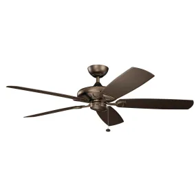 60"Ceiling Fan from the Kevlar Collection in Weathered Copper Powder Coat Finish by Kichler
