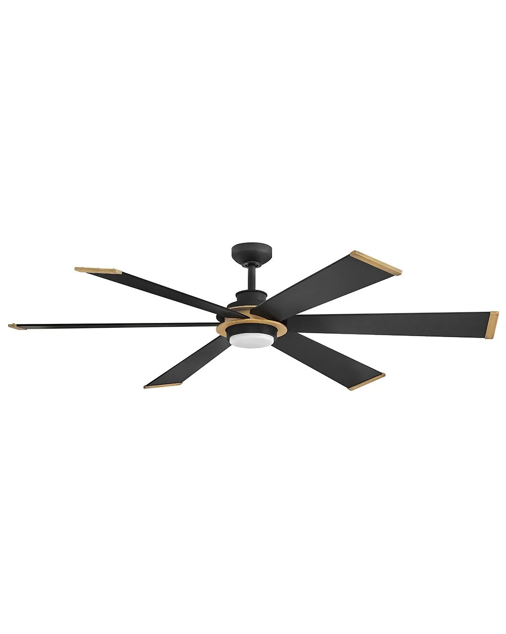 64"Ceiling Fan from the Andros Collection in Matte Black Finish by Hinkley