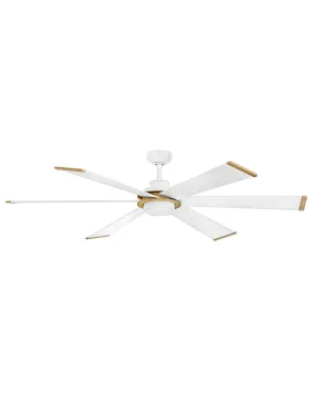 64"Ceiling Fan from the Andros Collection in Matte White Finish by Hinkley