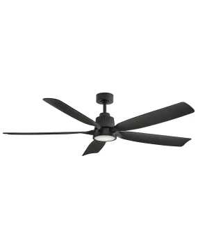 64"Ceiling Fan from the Bodin Collection in Matte Black Finish by Hinkley